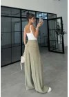 Pinterest Basic Palazzo Kumaş Mint Pantolon