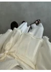 Püsküllü Kuşaklı Taş Kimono