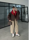 Raven Garnili Kahve Trenç