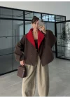 Raven Garnili Kahve Trenç