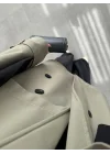 Rose Oversize Kuşaklı Haki Trençkot