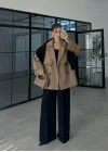 Rose Oversize Kuşaklı Karamel Trençkot