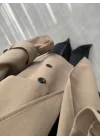 Rose Oversize Kuşaklı Karamel Trençkot