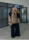 Rose Oversize Kuşaklı Karamel Trençkot