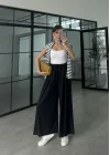 Rovel Modal Kumaş Basic Siyah Pantolon