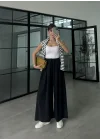 Rovel Modal Kumaş Basic Siyah Pantolon