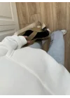Şardonlu Oversize Beyaz Sweatshirt
