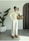 Sonya Çıtçıtlı Ekru Triko Takım