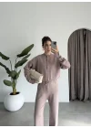 Sonya Çıtçıtlı Vizon Triko Takım