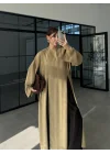 Uzun Yırtmaçlı Çağla Tunik