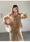 Viral Pinterest Karamel Müslin Takım