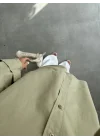 Yale Oversize Poplin Açık Haki Gömlek