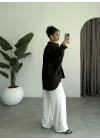Yale Oversize Poplin Kahve Gömlek