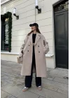 Zr Model Oversize Vizon Kaşe Kaban