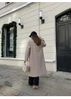 Zr Model Oversize Vizon Kaşe Kaban