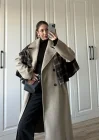 Zr Model Oversize Vizon Kaşe Kaban