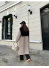 Zr Model Oversize Vizon Kaşe Kaban