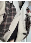 Zr Model Oversize Vizon Kaşe Kaban