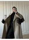 Zr Model Oversize Vizon Kaşe Kaban