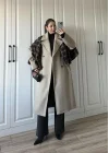 Zr Model Oversize Vizon Kaşe Kaban