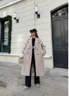 Zr Model Oversize Vizon Kaşe Kaban