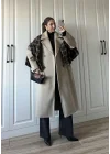 Zr Model Oversize Vizon Kaşe Kaban