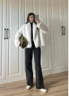 Zr Model Premium Astarlı Ekru Kürk