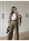 ZR Model Premium Karamel Kumaş Pantolon