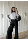 ZR Model Premium Siyah Kumaş Pantolon