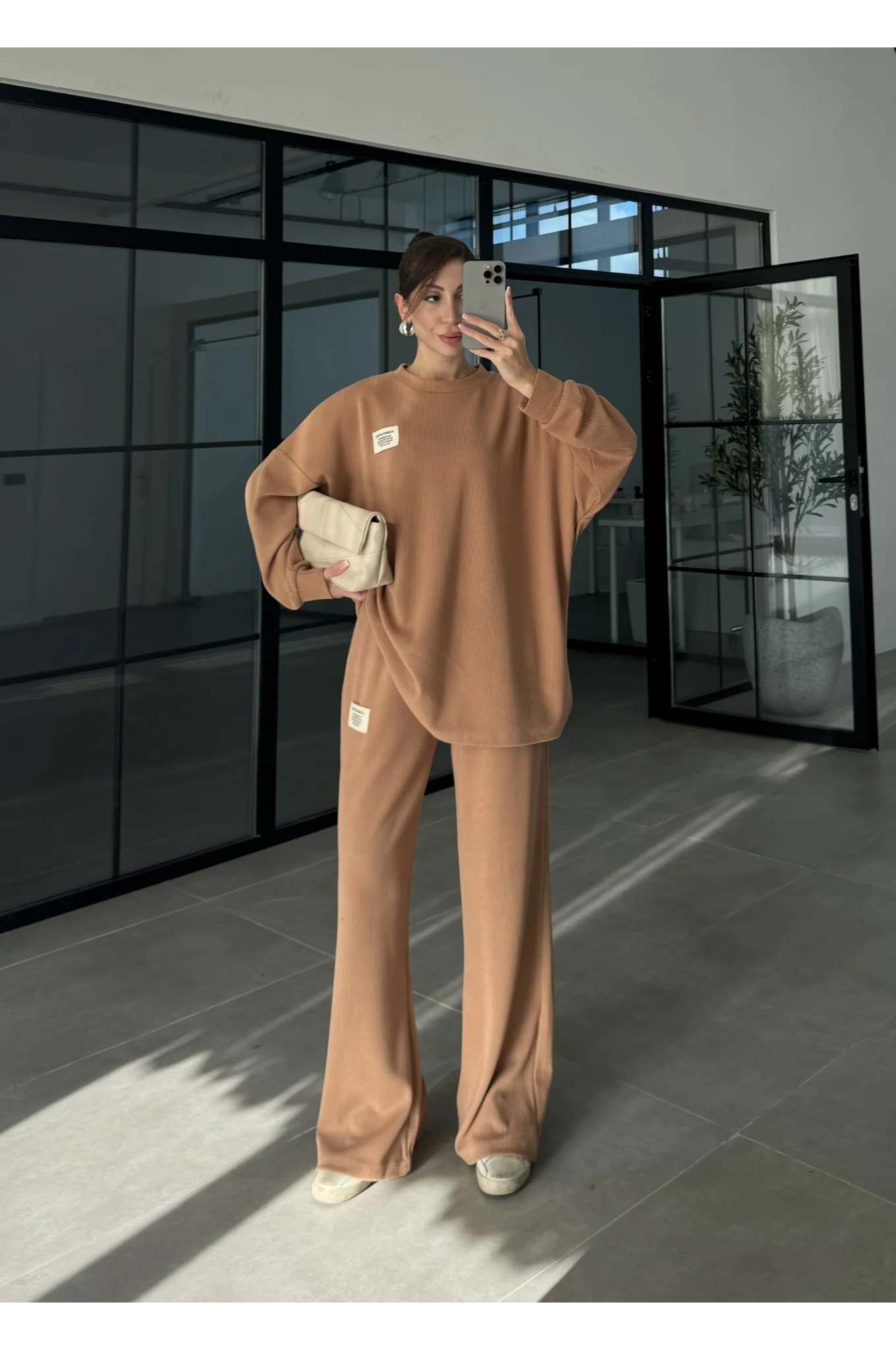Kaşkorse Oversize Camel Basic Takım