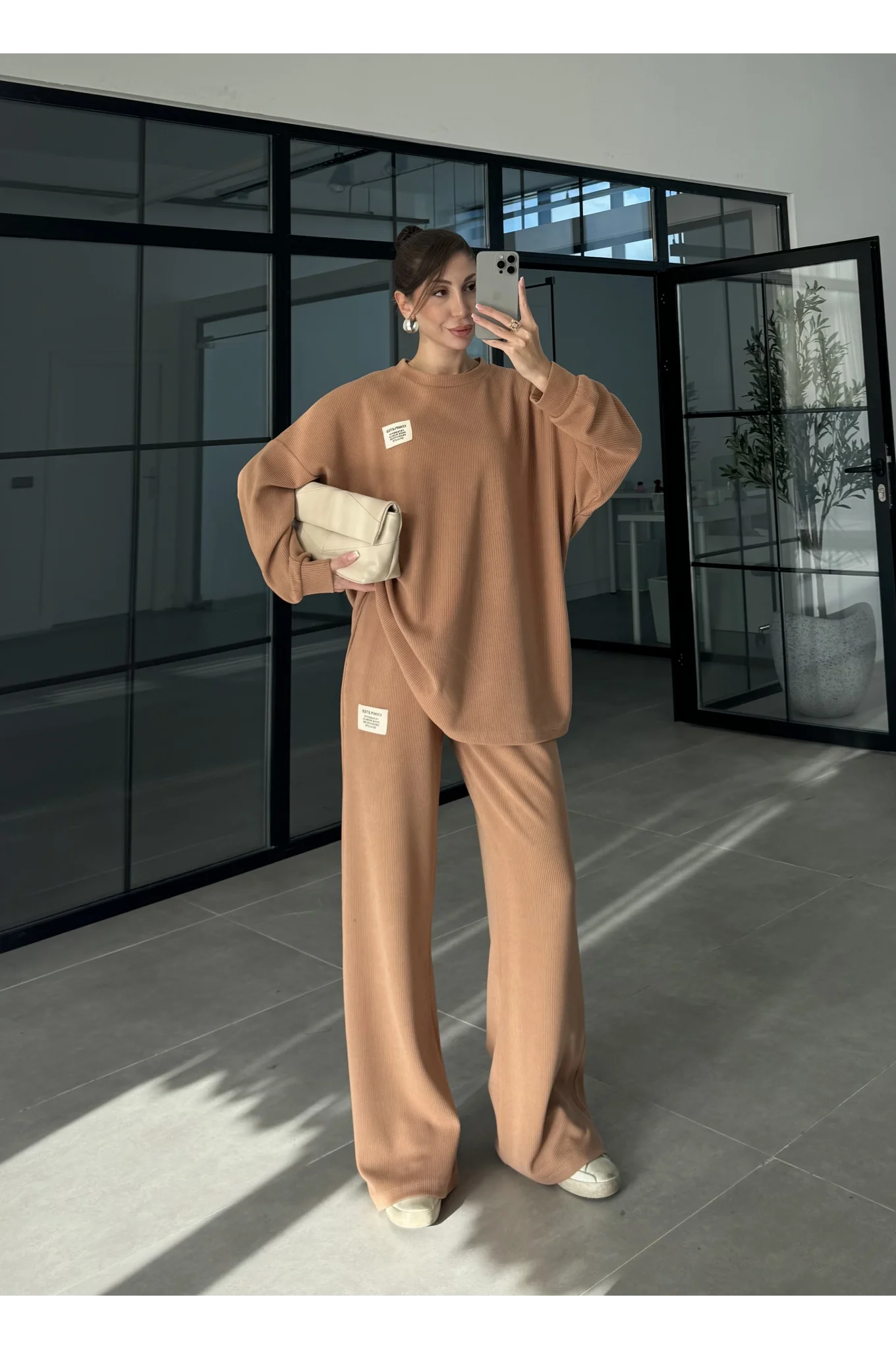 Kaşkorse Oversize Camel Basic Takım