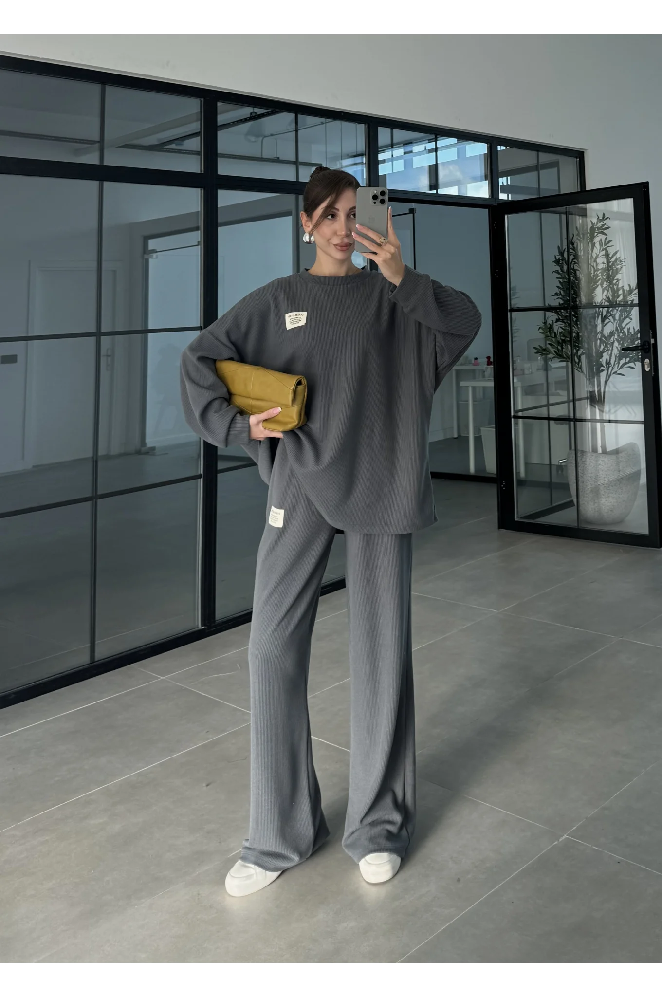 Kaşkorse Oversize Füme Basic Takım