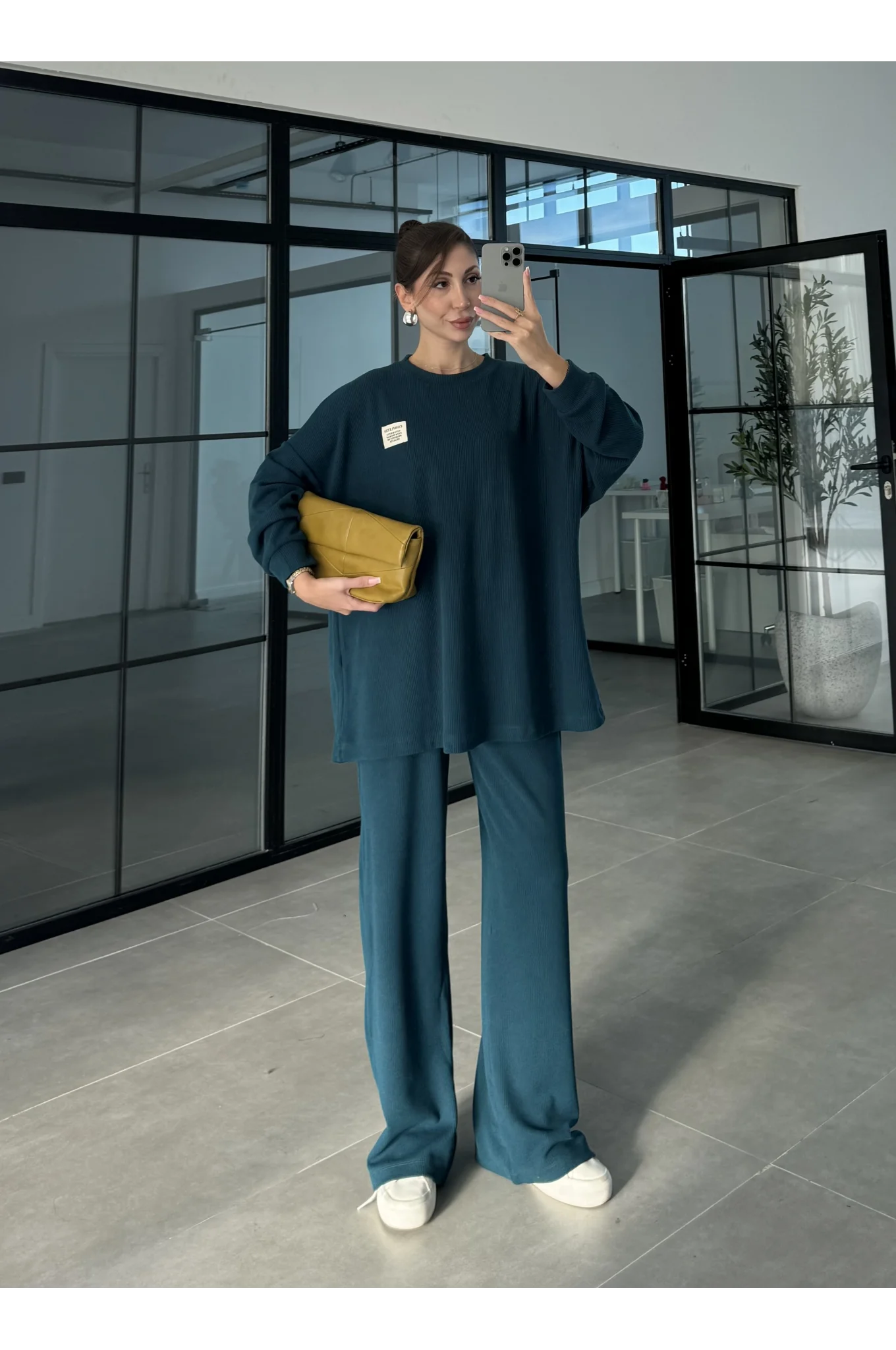 Kaşkorse Oversize Petrol Basic Takım