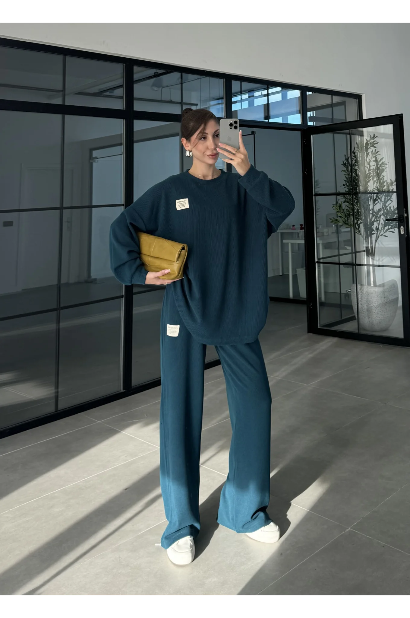 Kaşkorse Oversize Petrol Basic Takım