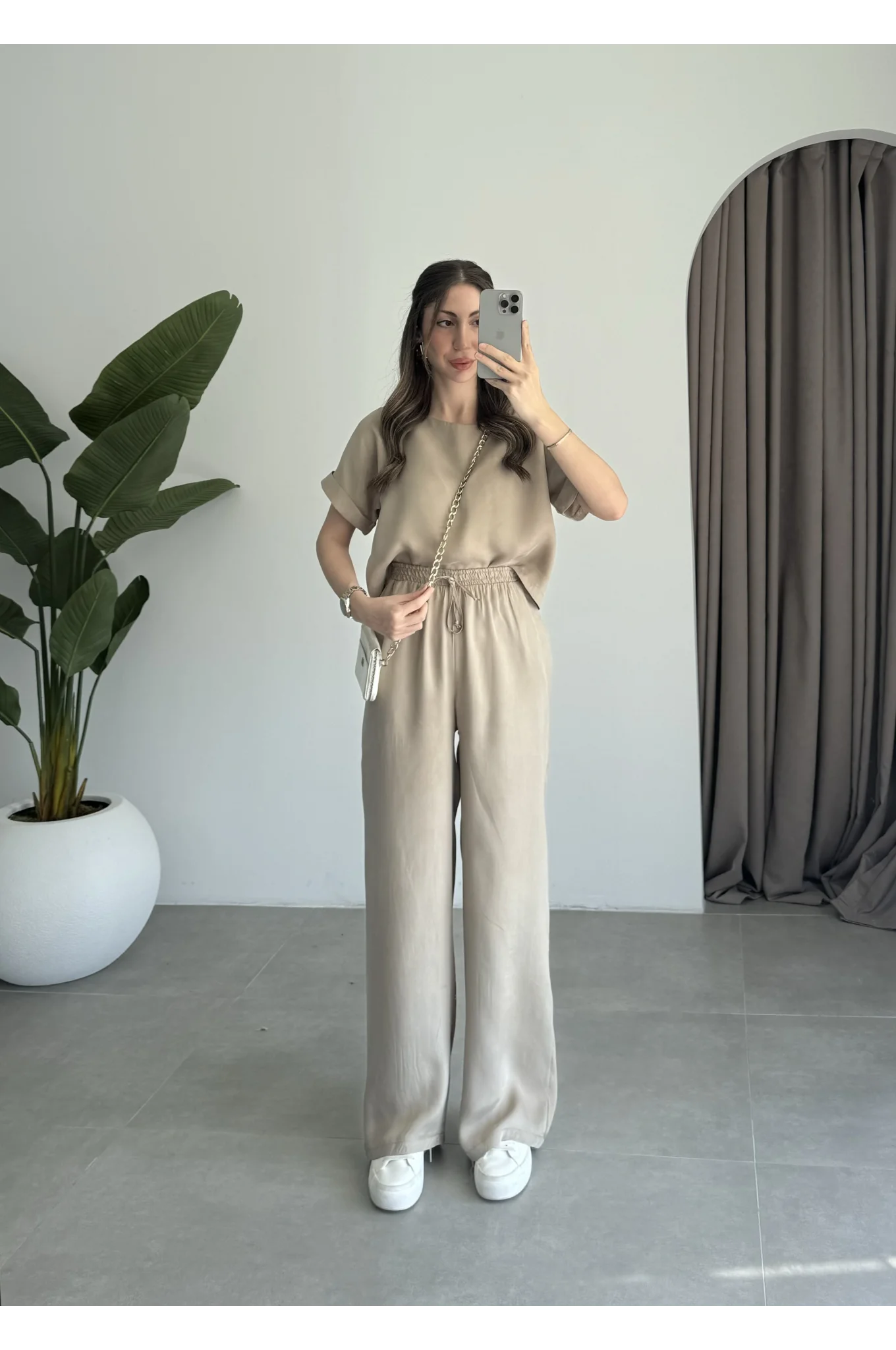Lea Tensel Vizon Basic Bluz Takım