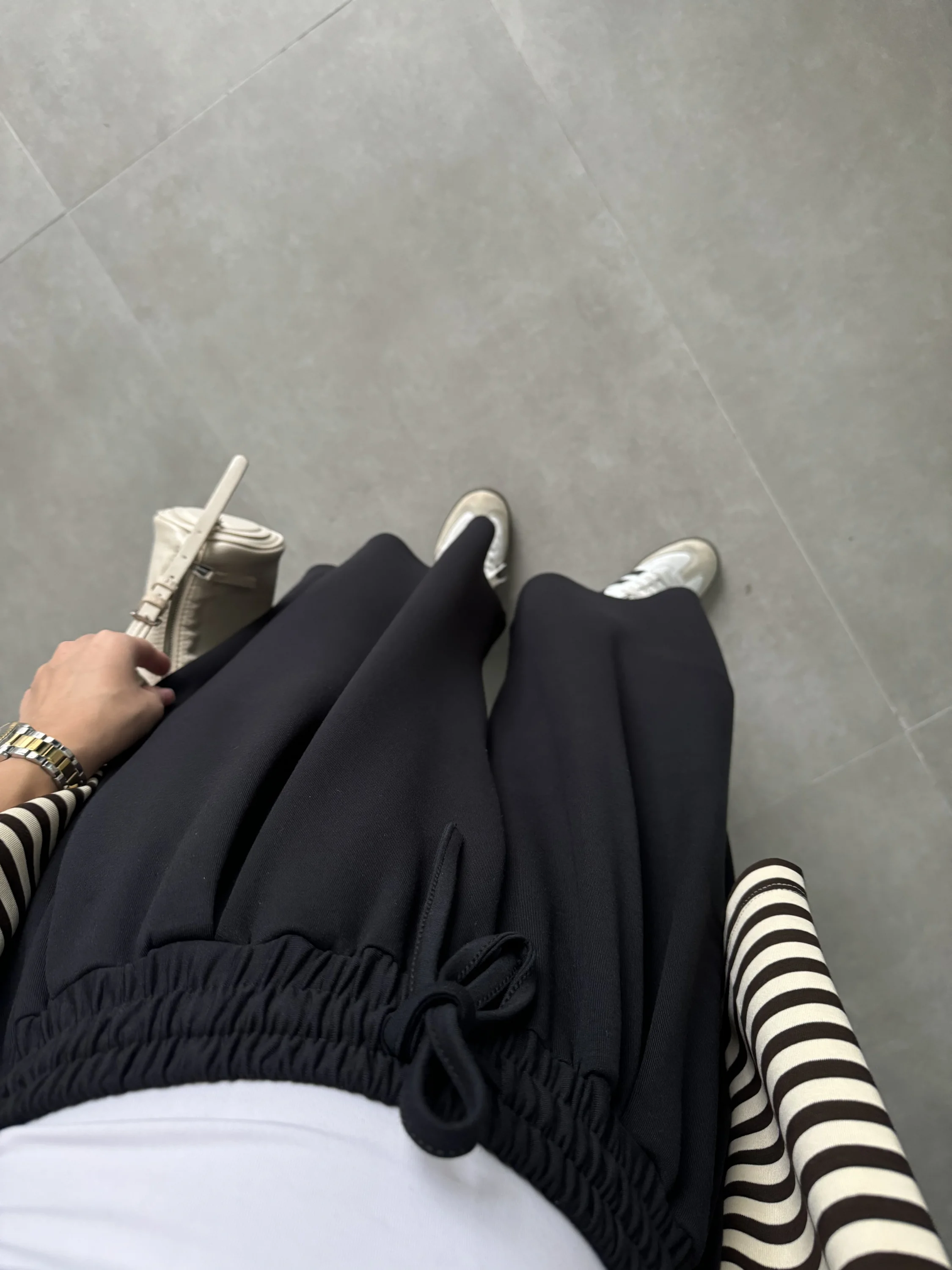 Beca Oysh Kumaş Basic Siyah Pantolon