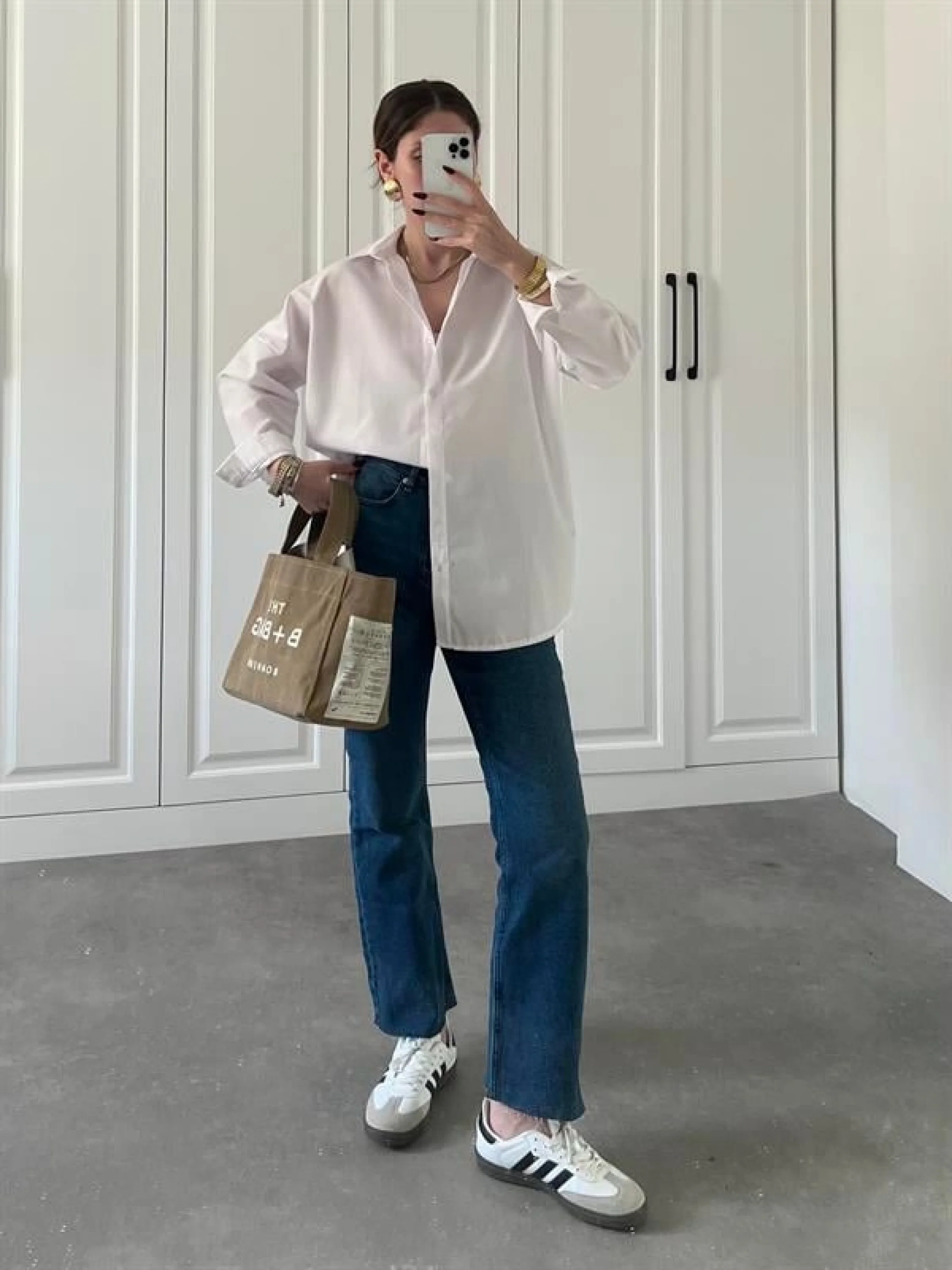 Beyaz Basic Poplin Gömlek