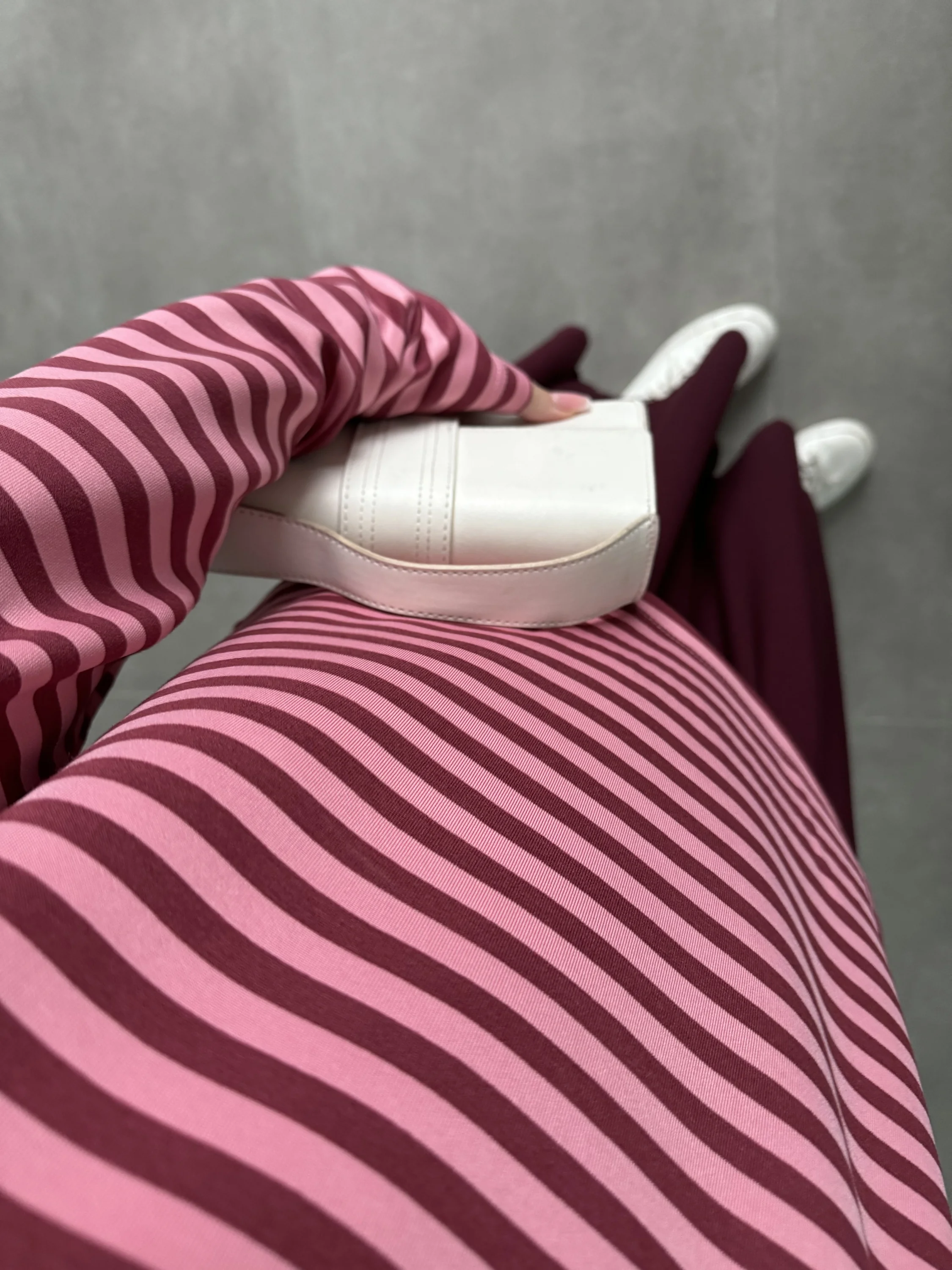 Fire Pembe Çizgili Basic T-shirt