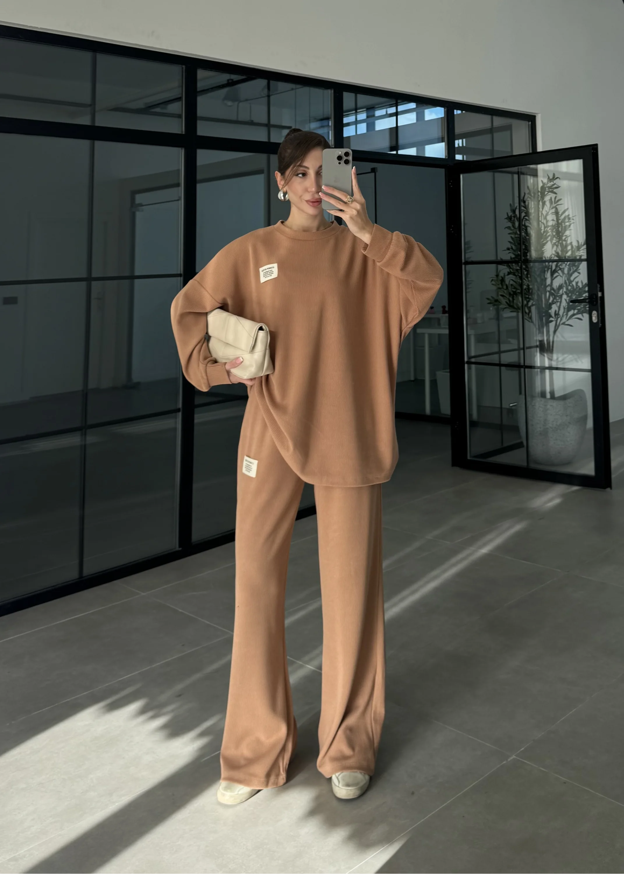 Kaşkorse Oversize Camel Basic Takım