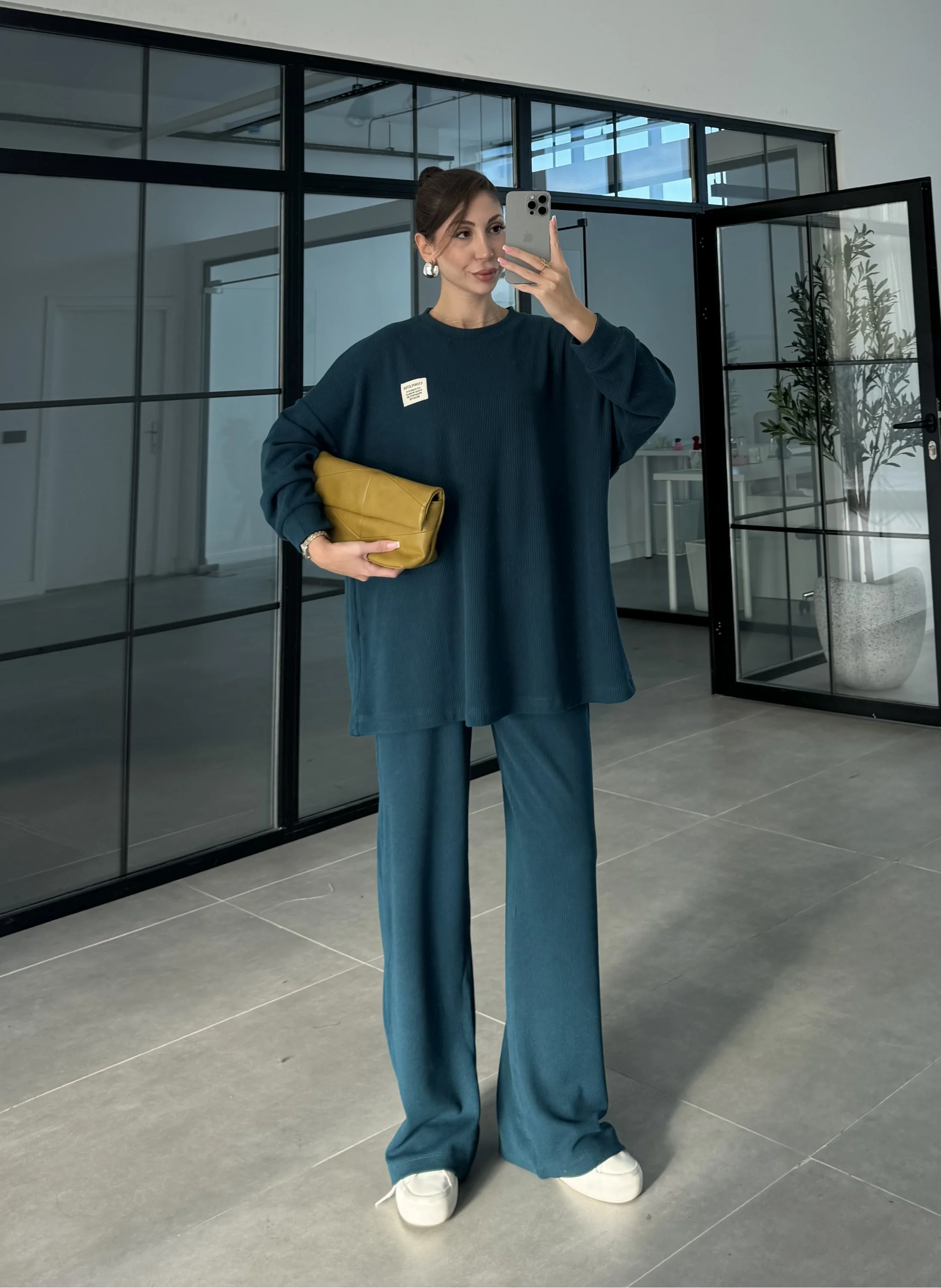 Kaşkorse Oversize Petrol Basic Takım