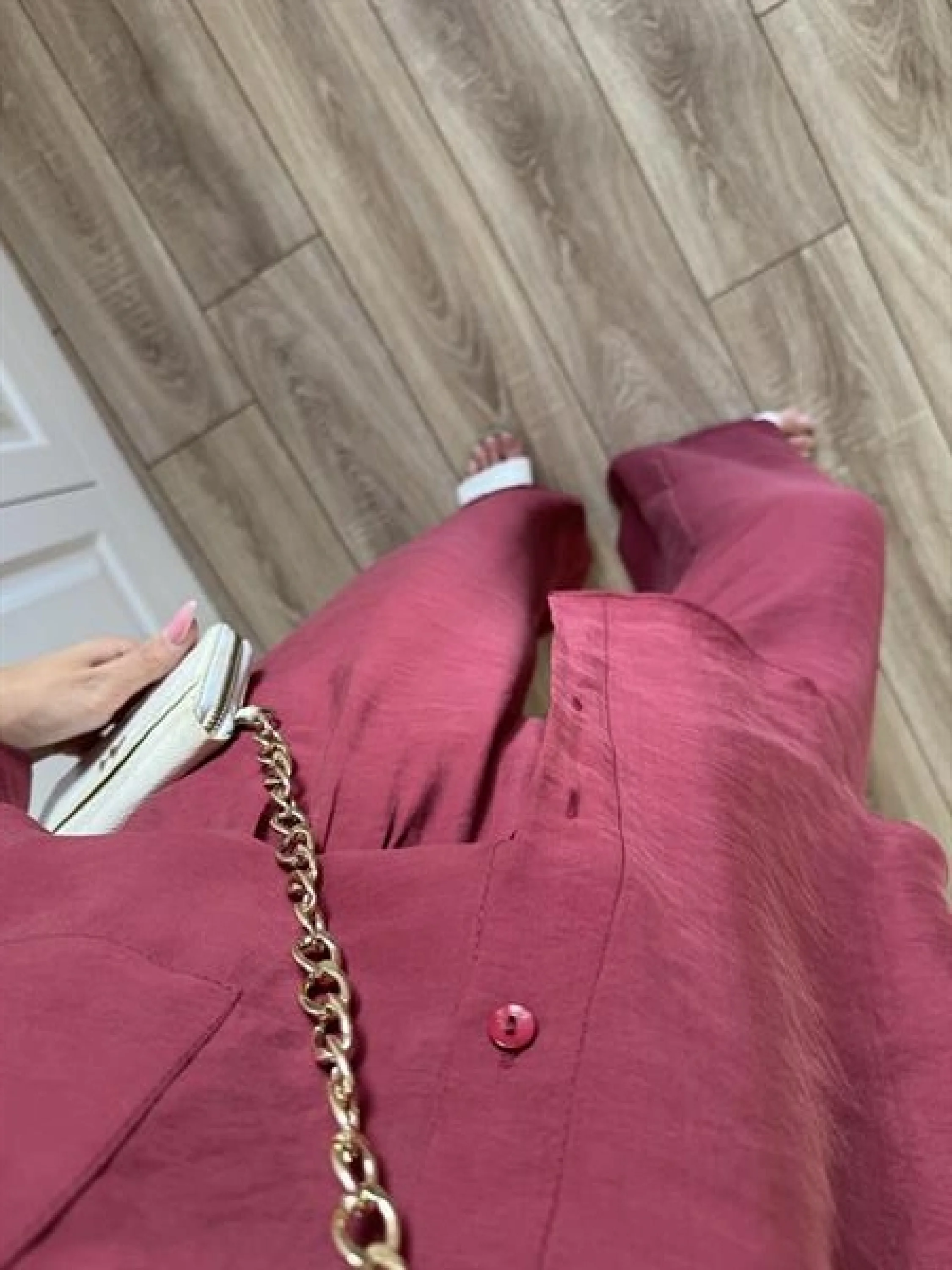 Labu Tensel Oversize Basic Bordo Takım