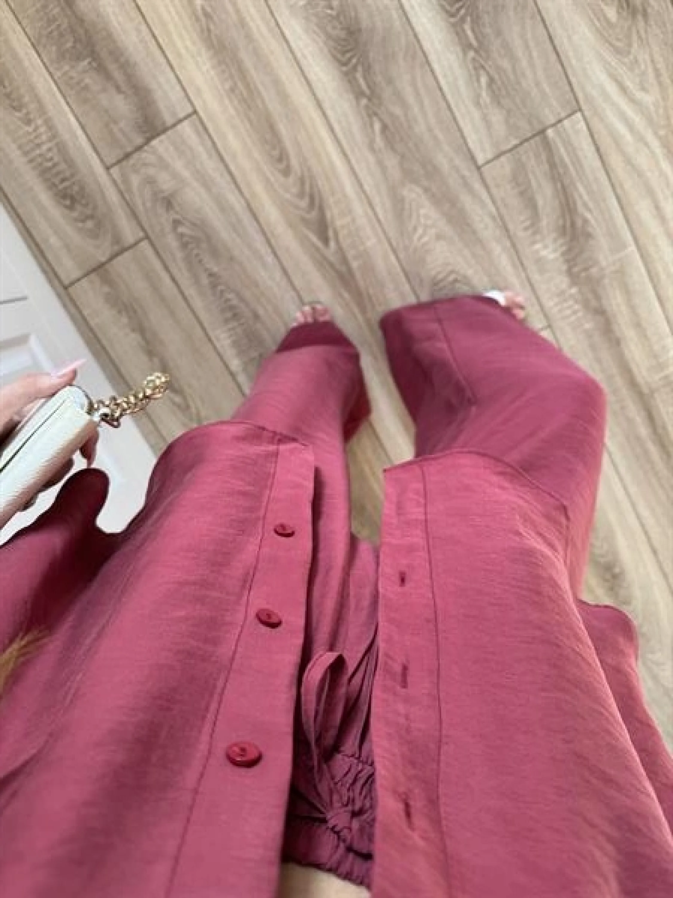 Labu Tensel Oversize Basic Bordo Takım