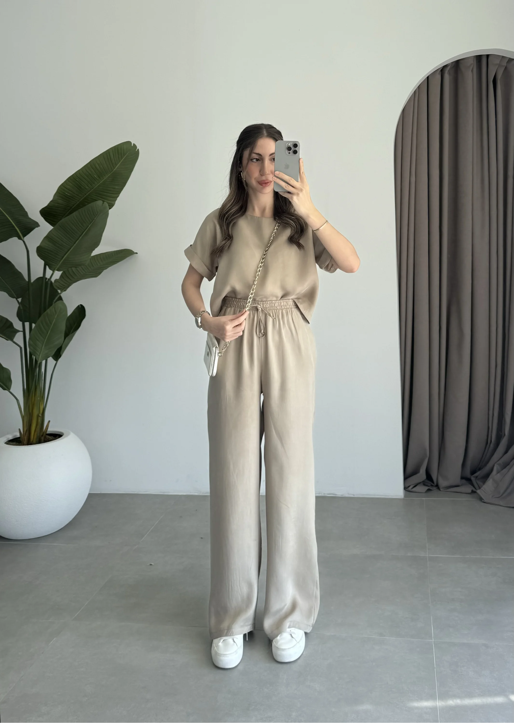 Lea Tensel Vizon Basic Bluz Takım