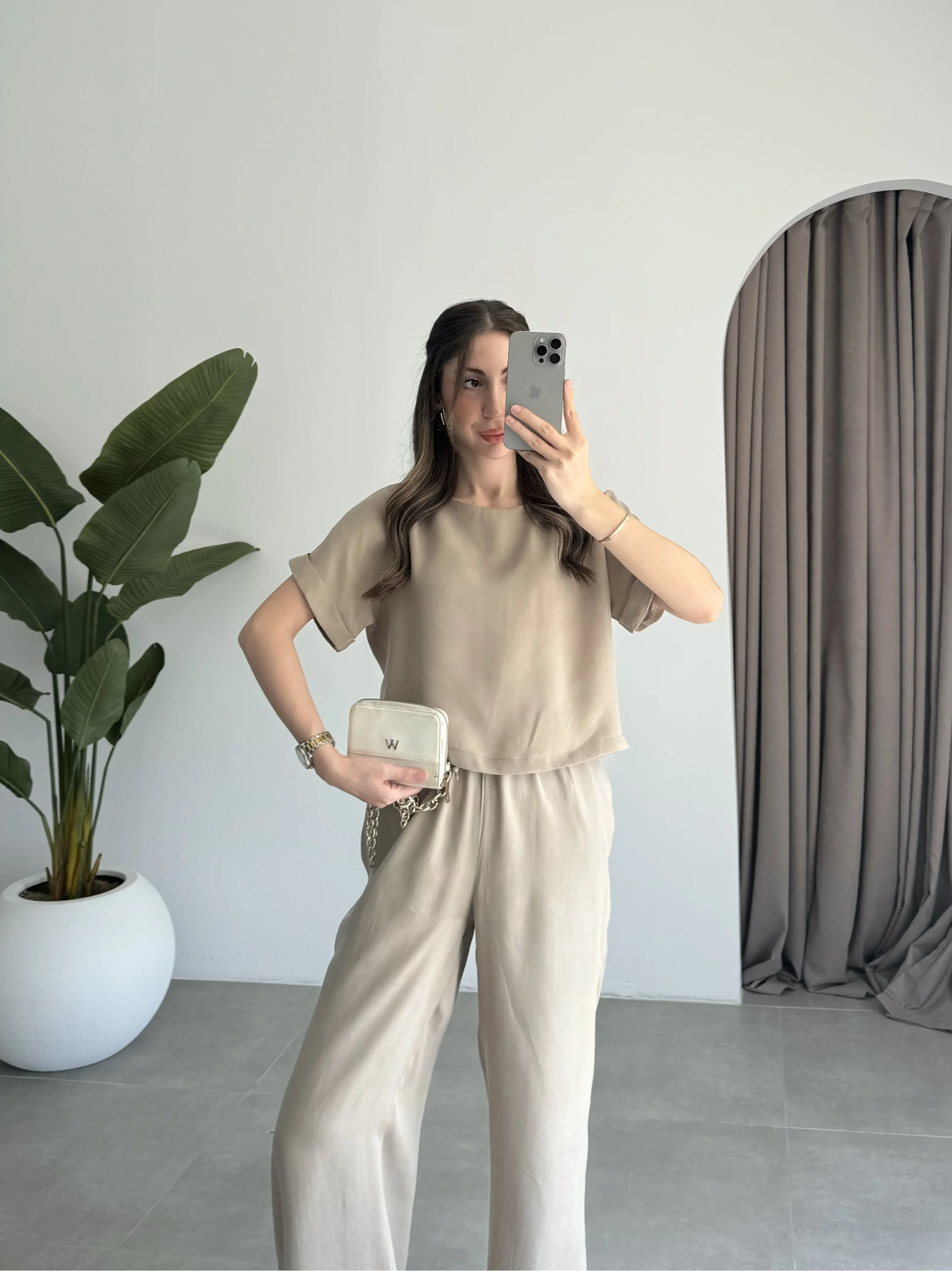 Lea Tensel Vizon Basic Bluz Takım