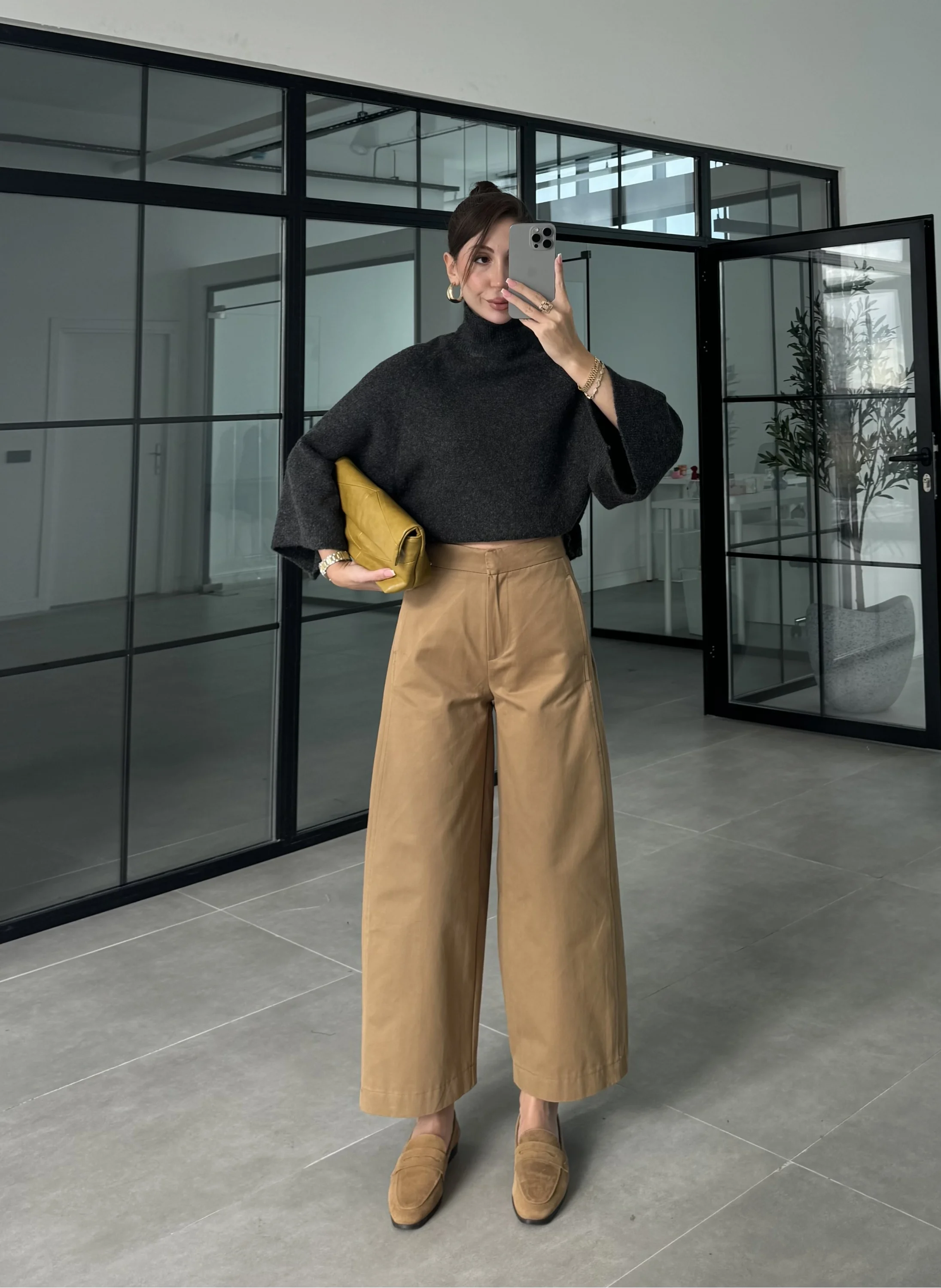 Liora Hacimli Camel Pantolon