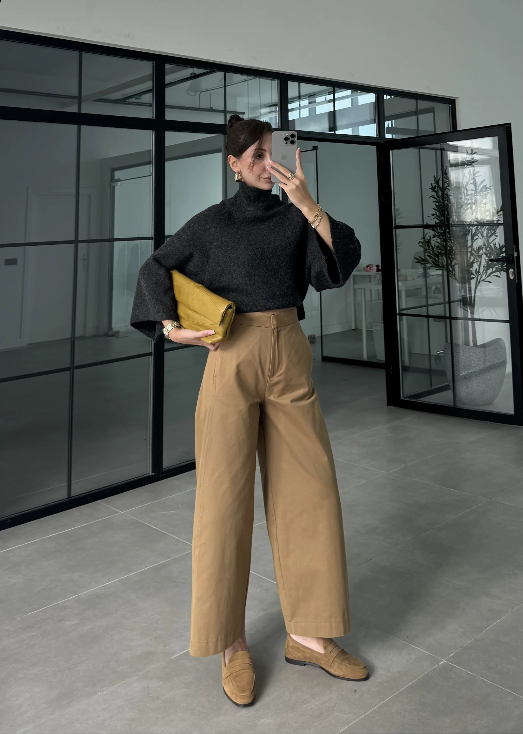 Liora Hacimli Camel Pantolon