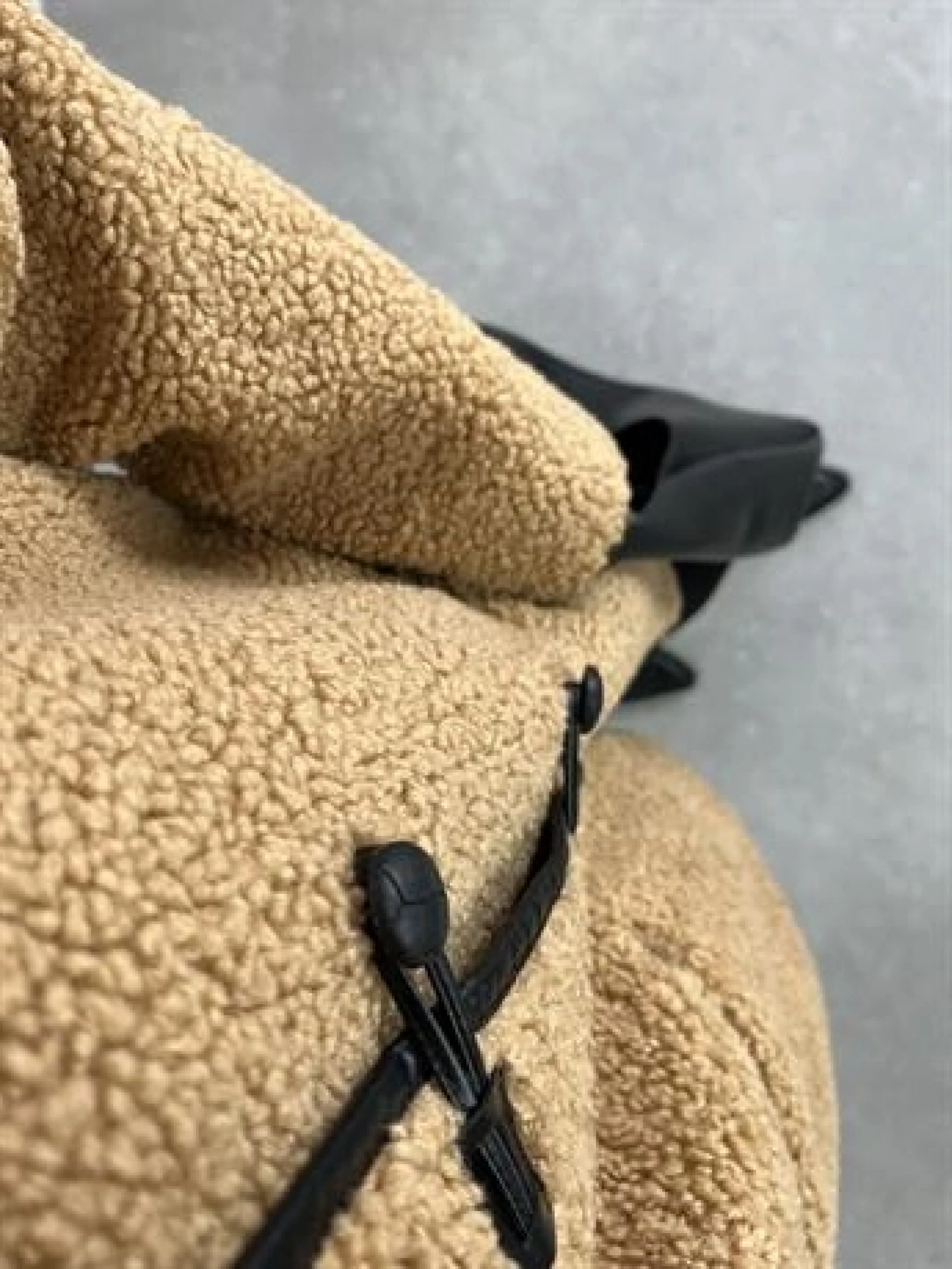 Mango Model Oversize Kahve Peluş Mont