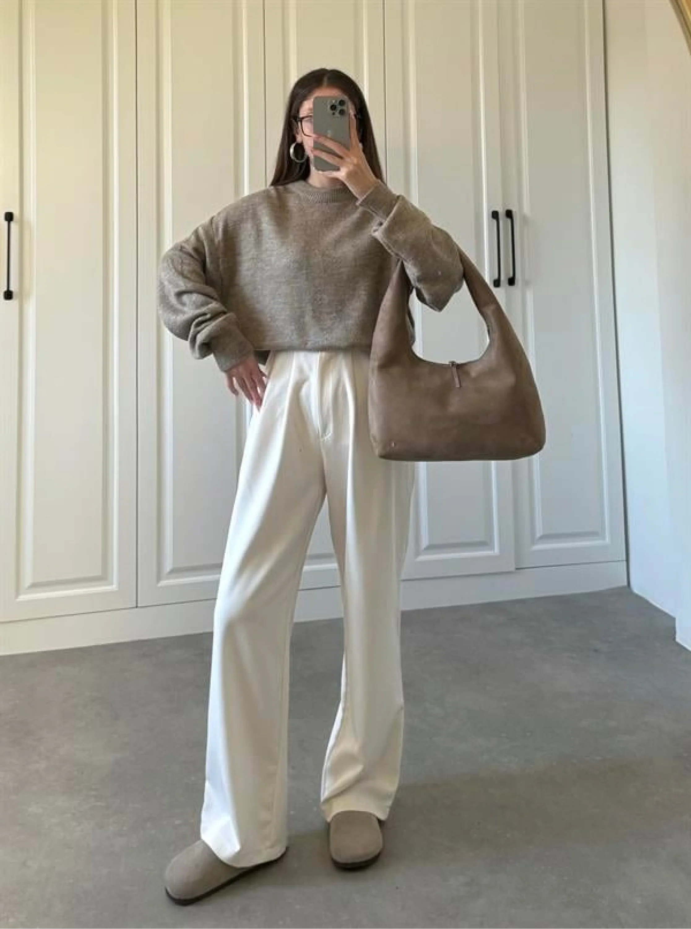 Mari Oversize Basic Vizon Kazak