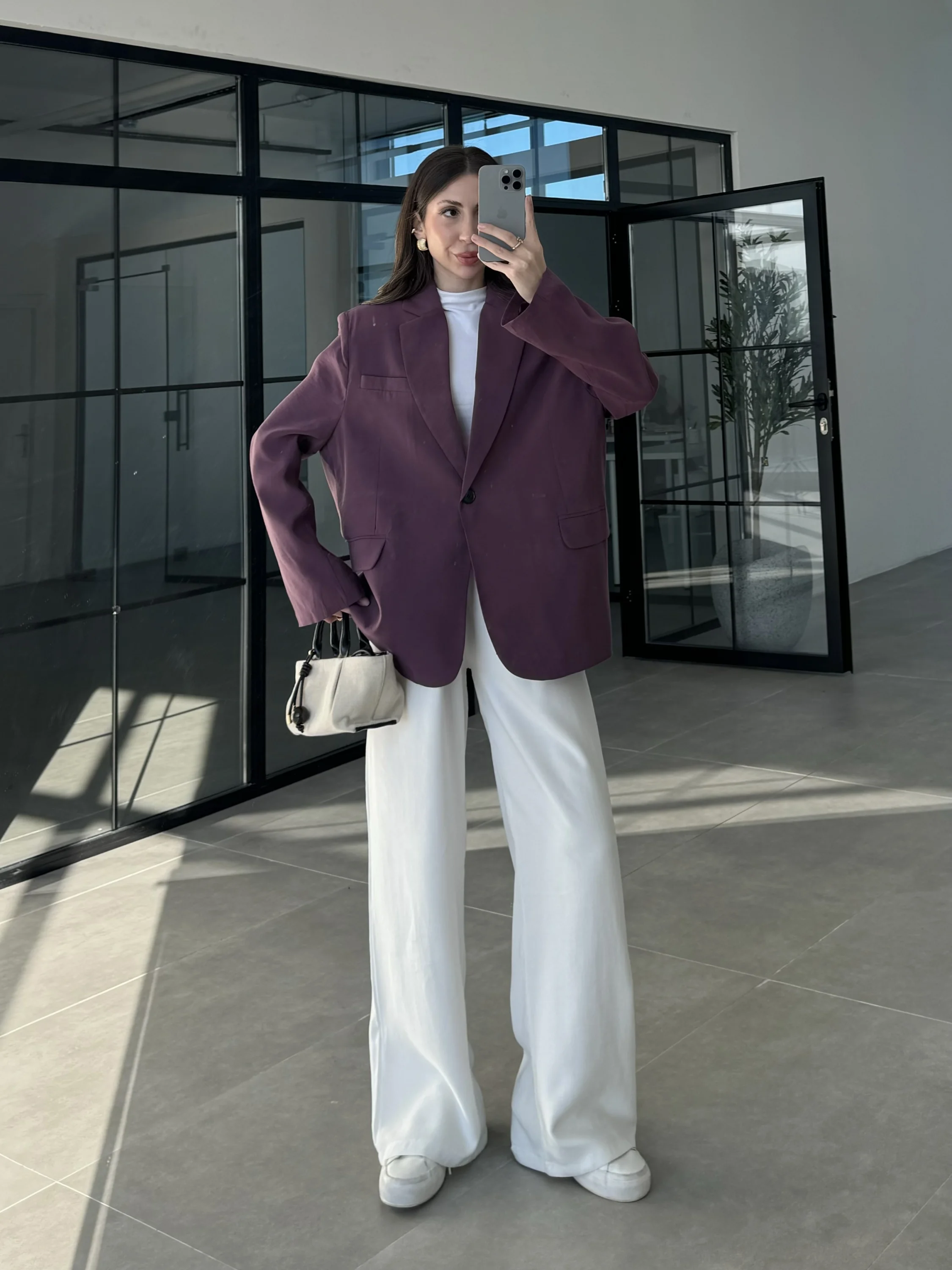 Perla Premium Tensel Vişne Ceket