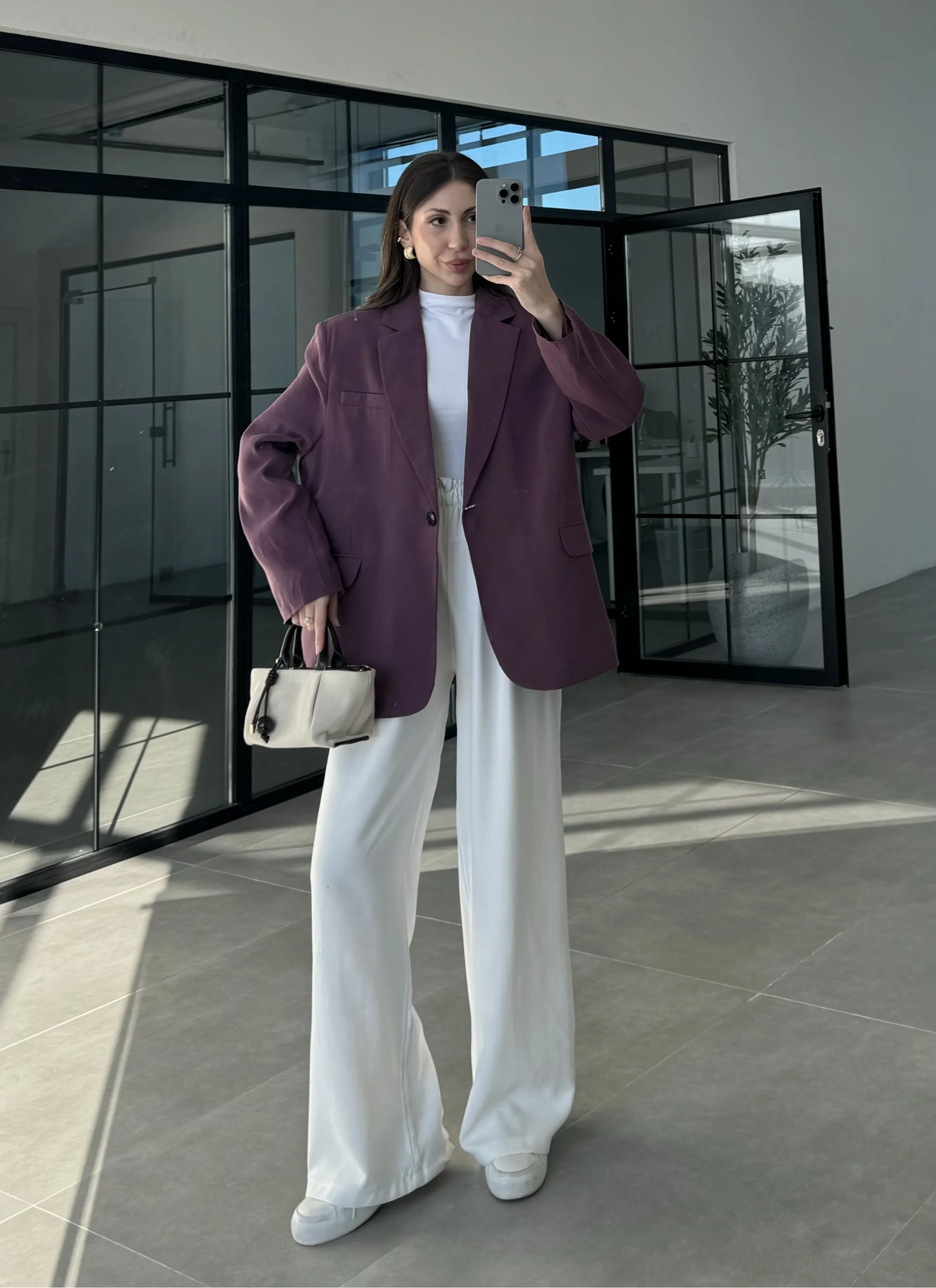 Perla Premium Tensel Vişne Ceket